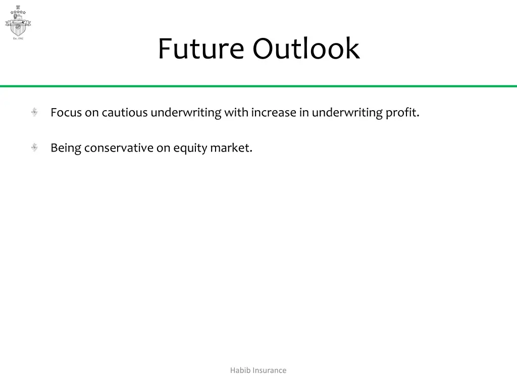 future outlook