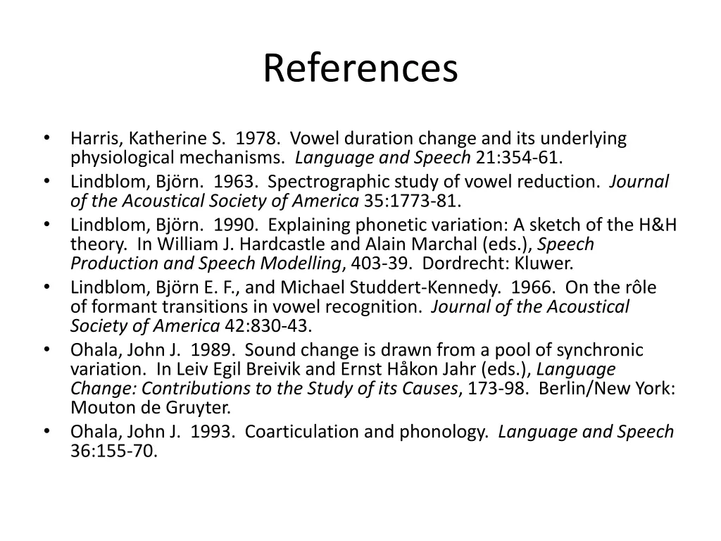 references