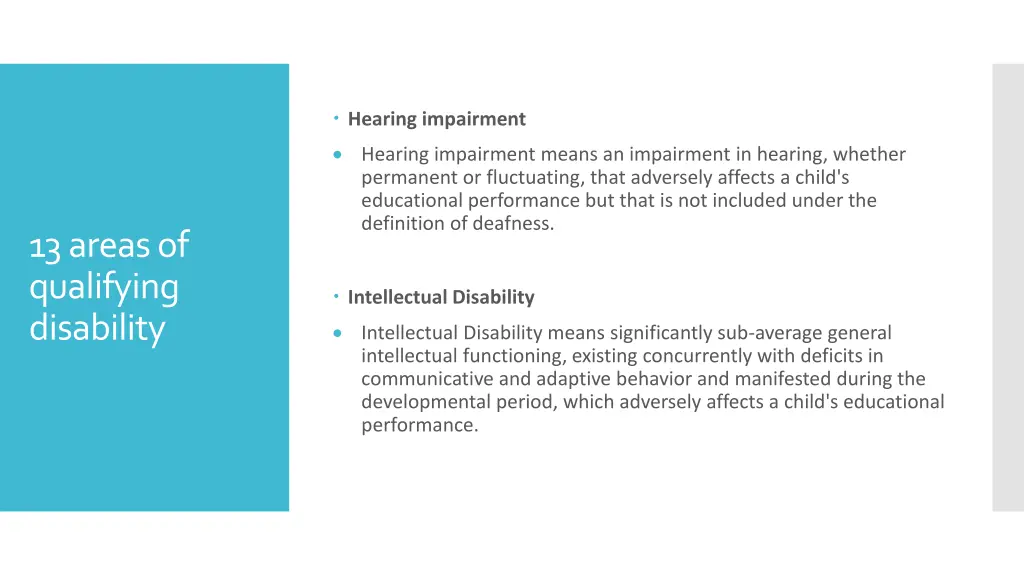 hearing impairment hearing impairment means