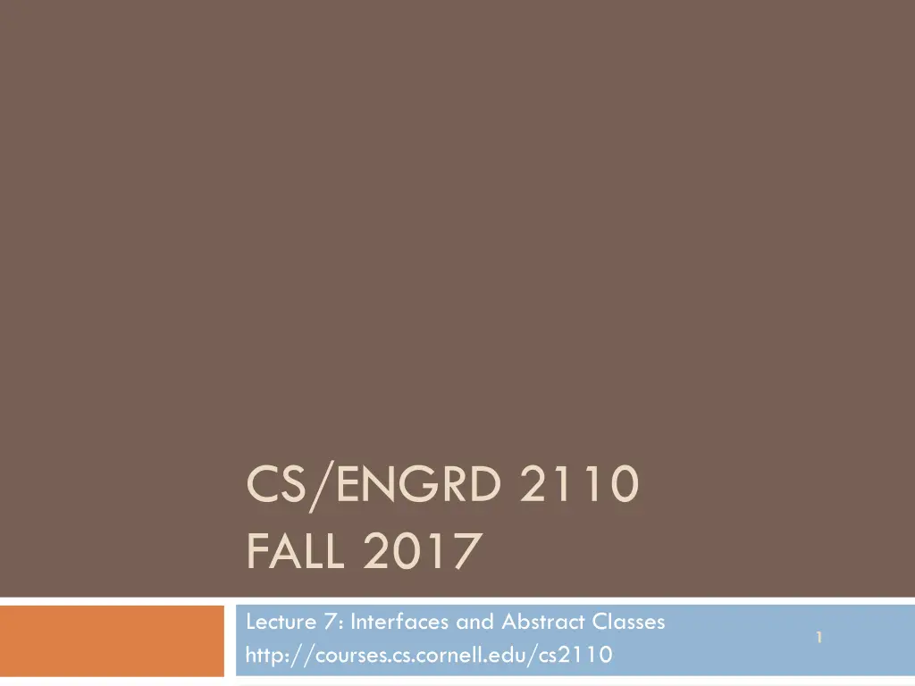 cs engrd 2110 fall 2017