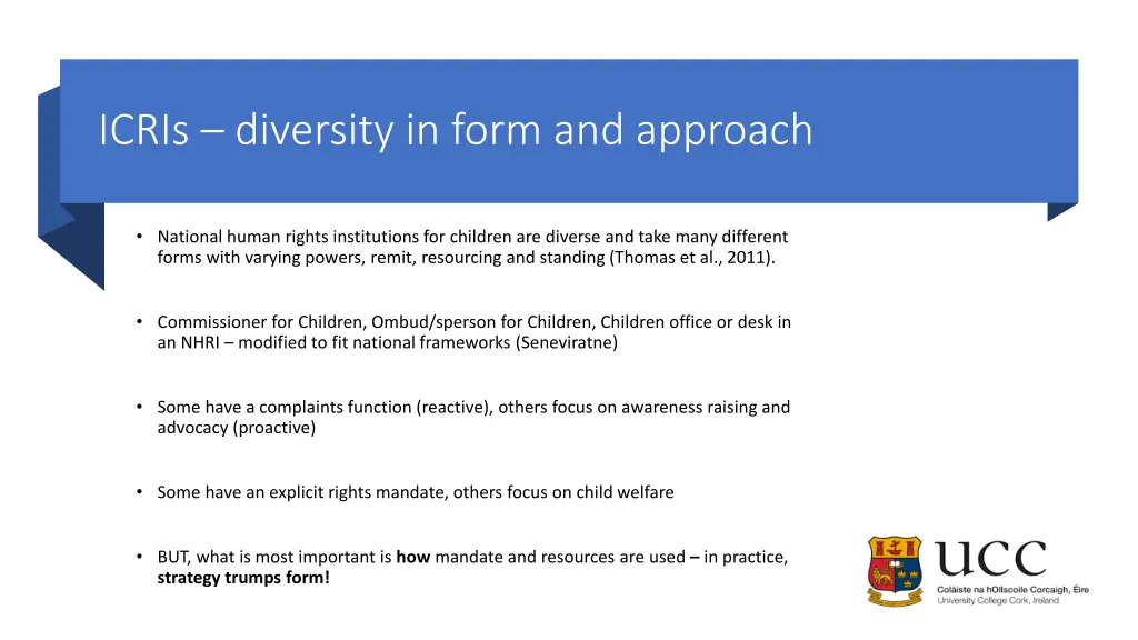 icris diversity in form and approach