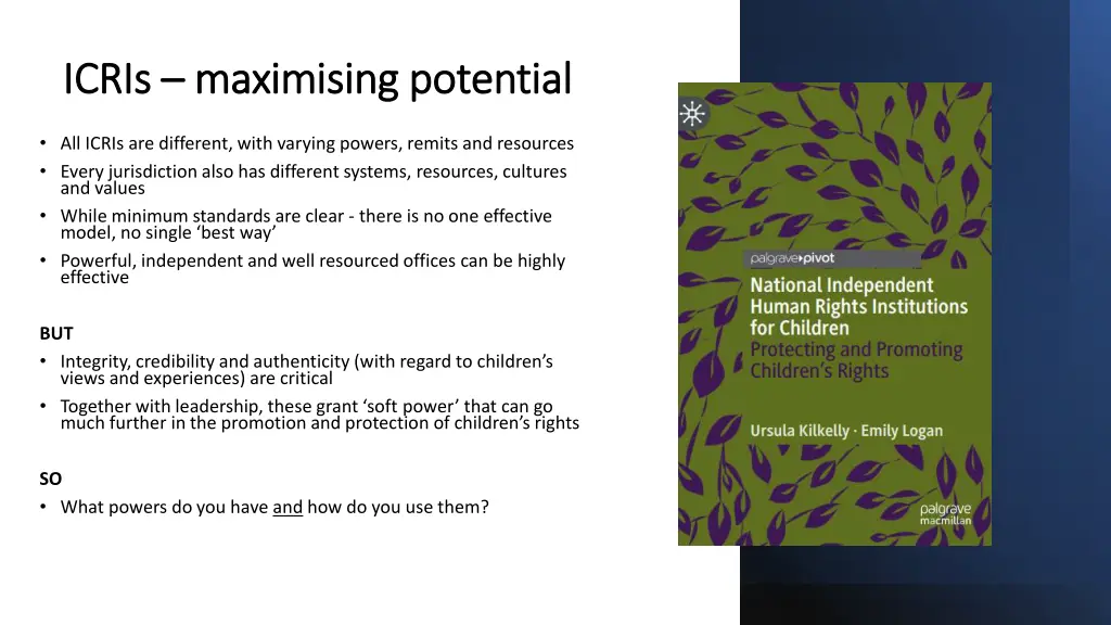 icris icris maximising potential maximising