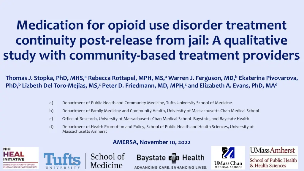 medication for opioid use disorder treatment
