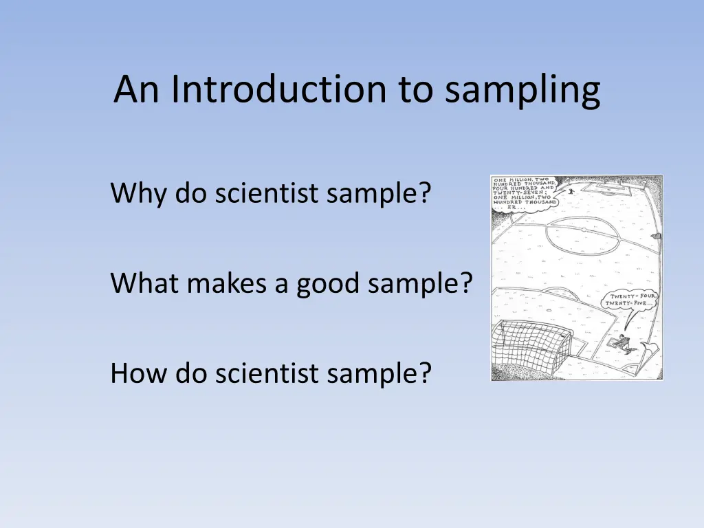 an introduction to sampling 1