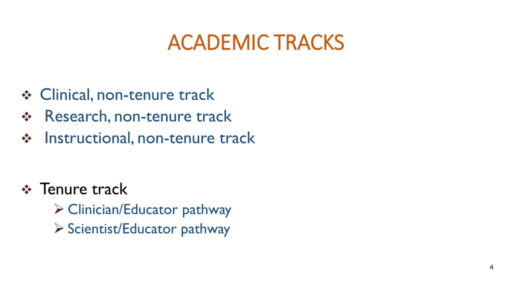 academic tracks academic tracks