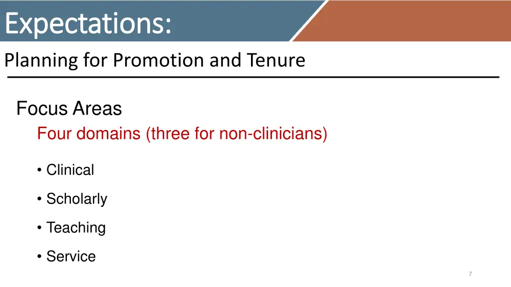 expectations expectations planning for promotion