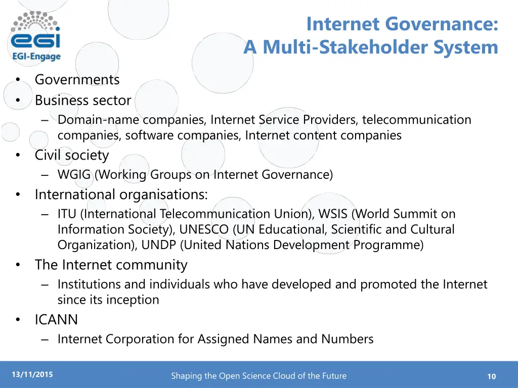 internet governance a multi stakeholder system