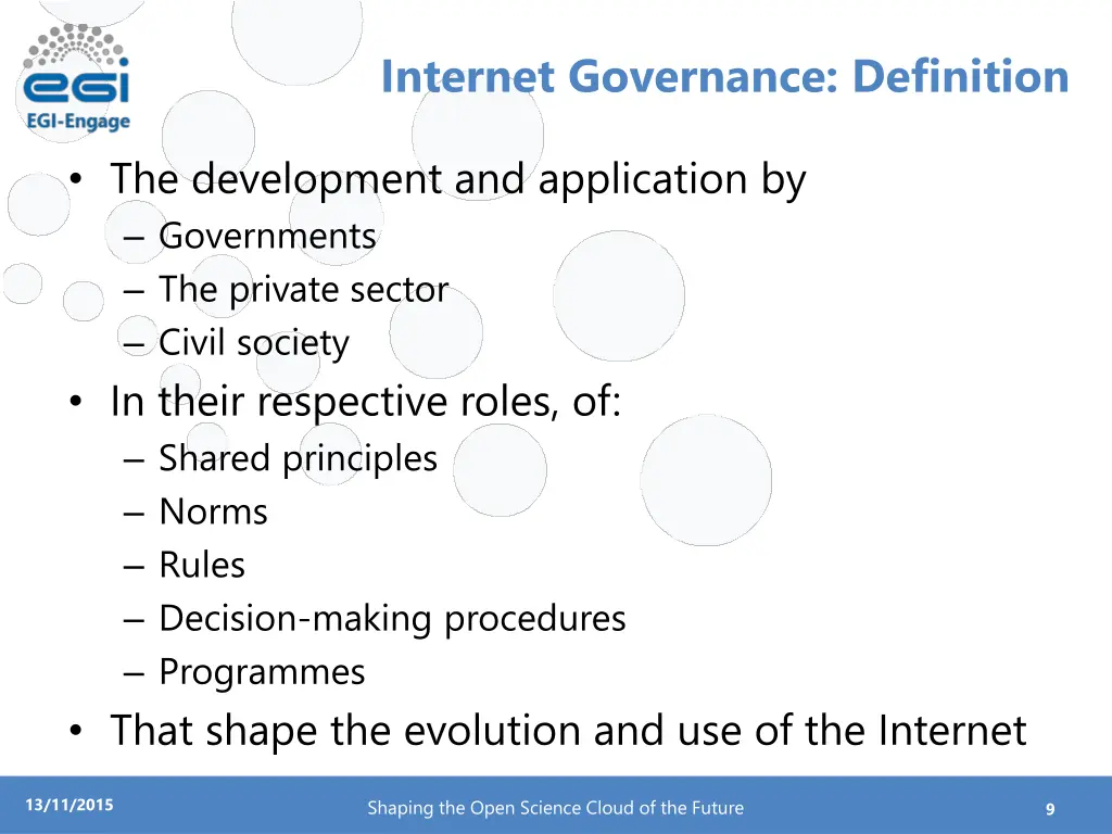 internet governance definition
