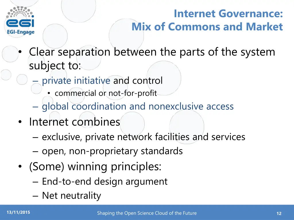 internet governance mix of commons and market