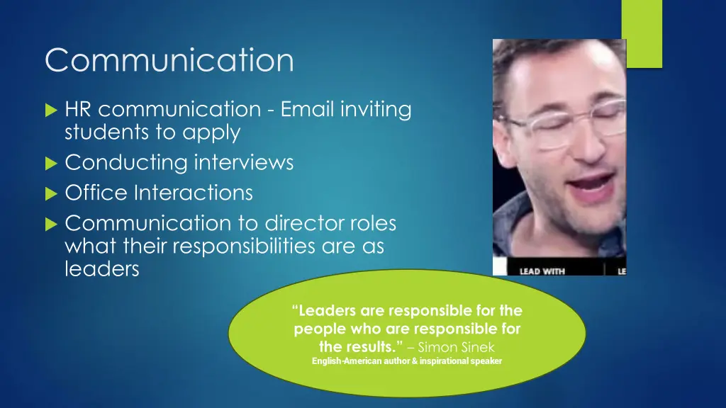communication