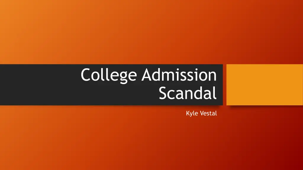 college admission