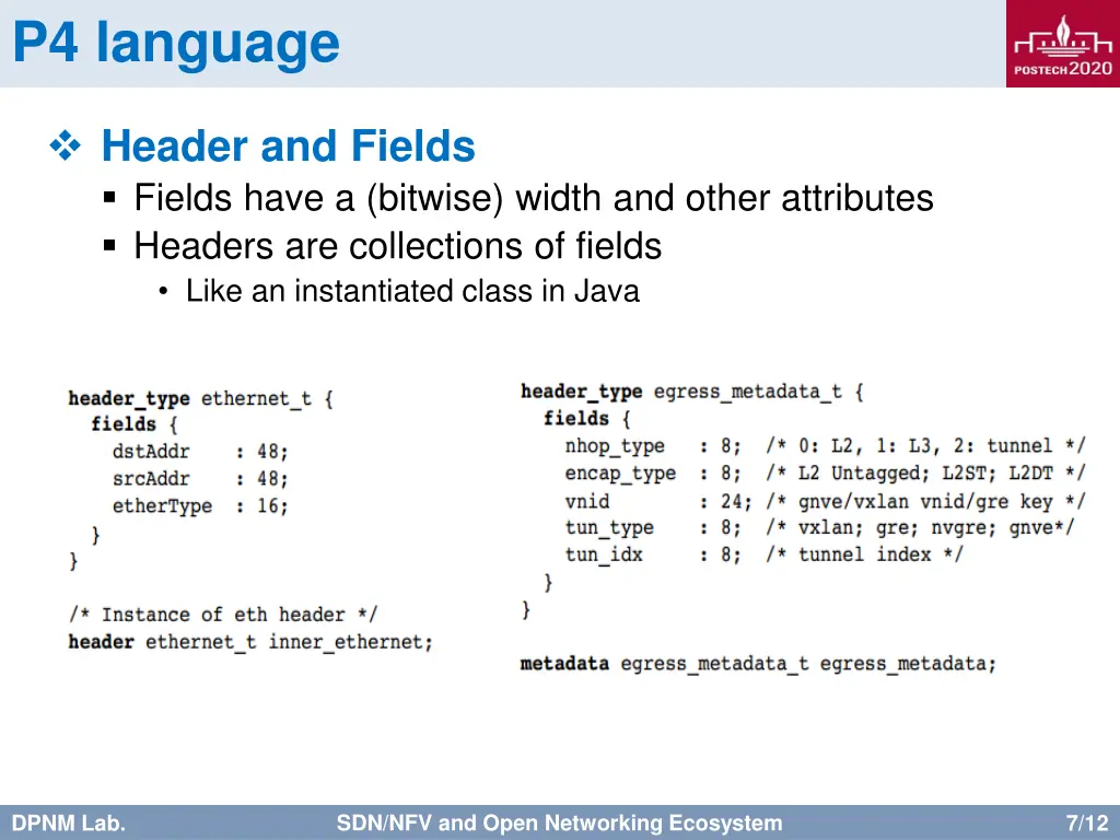 p4 language 2