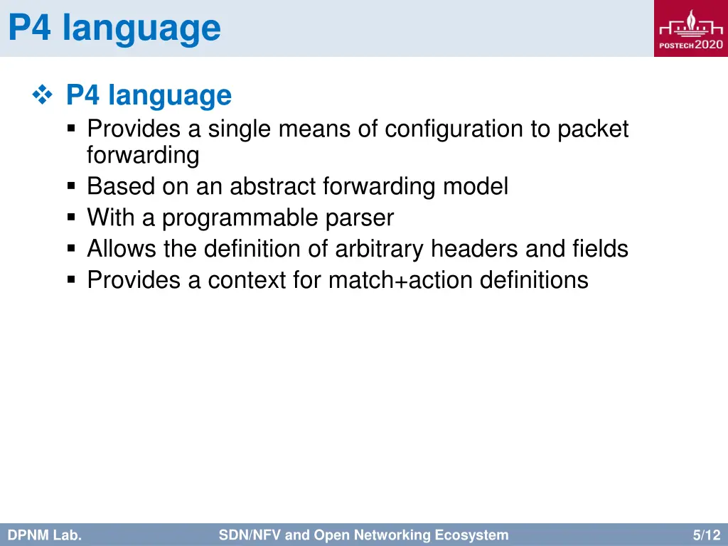 p4 language