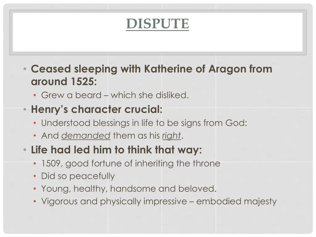 dispute