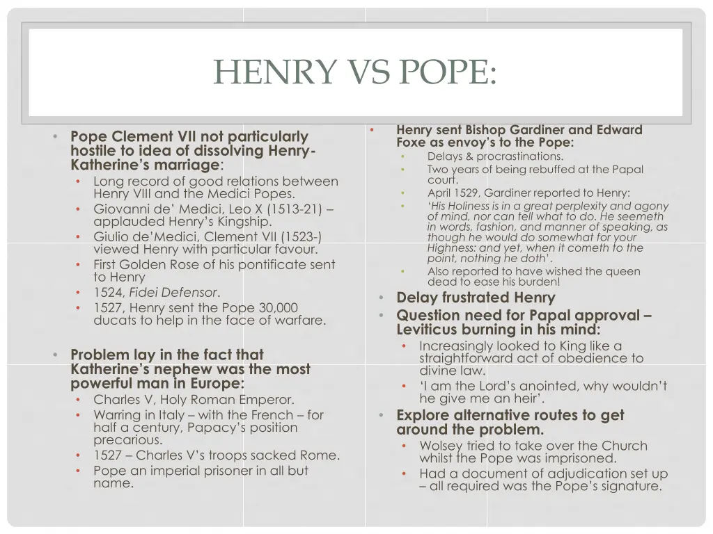 henry vs pope 1