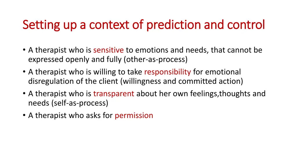 setting up a context of setting up a context
