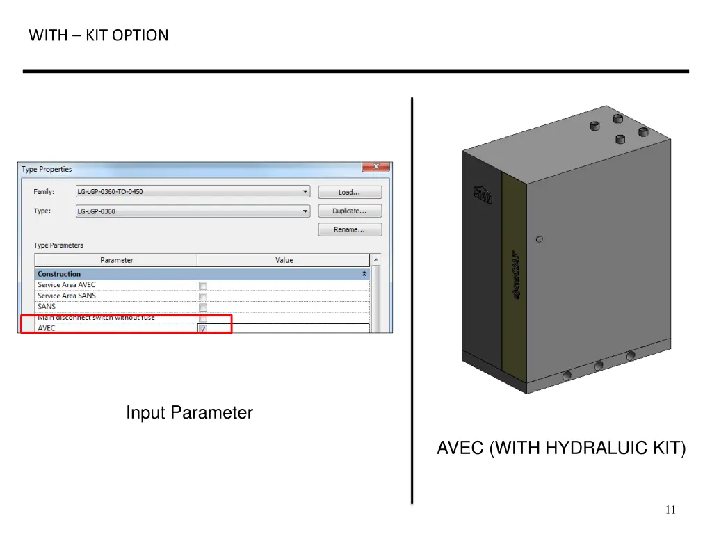 with kit option