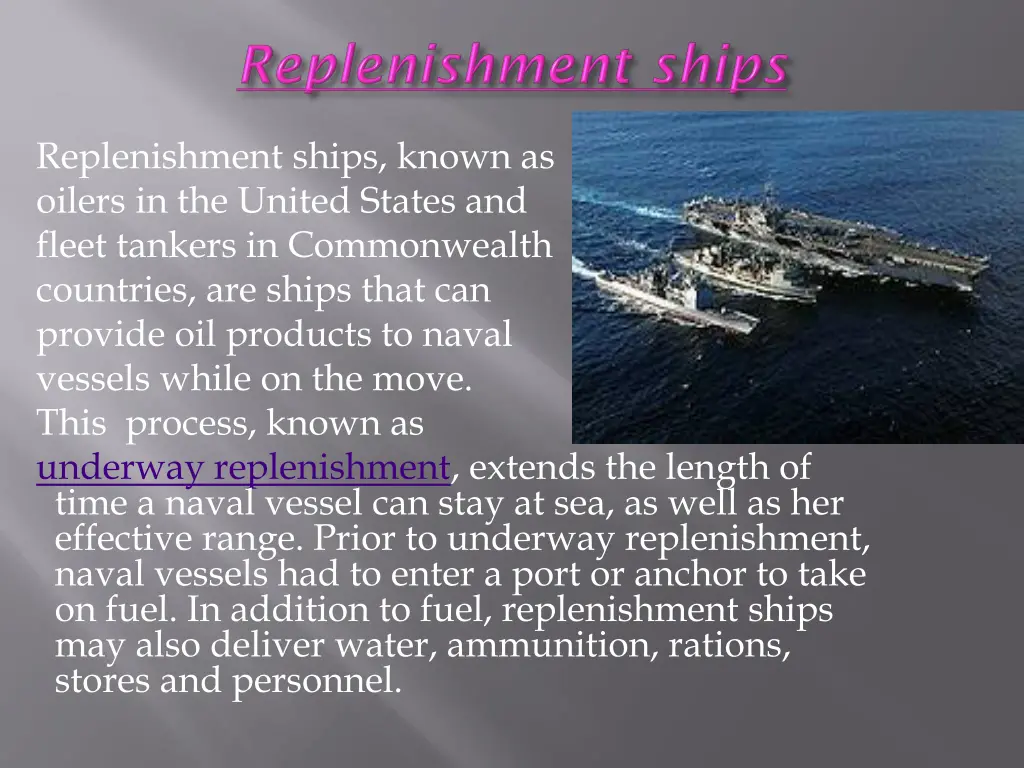 220px double underway replenishment 2005