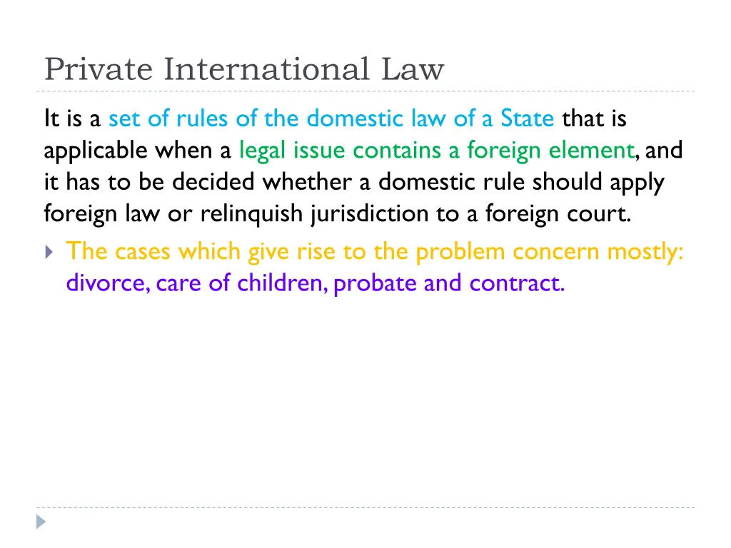 private international law