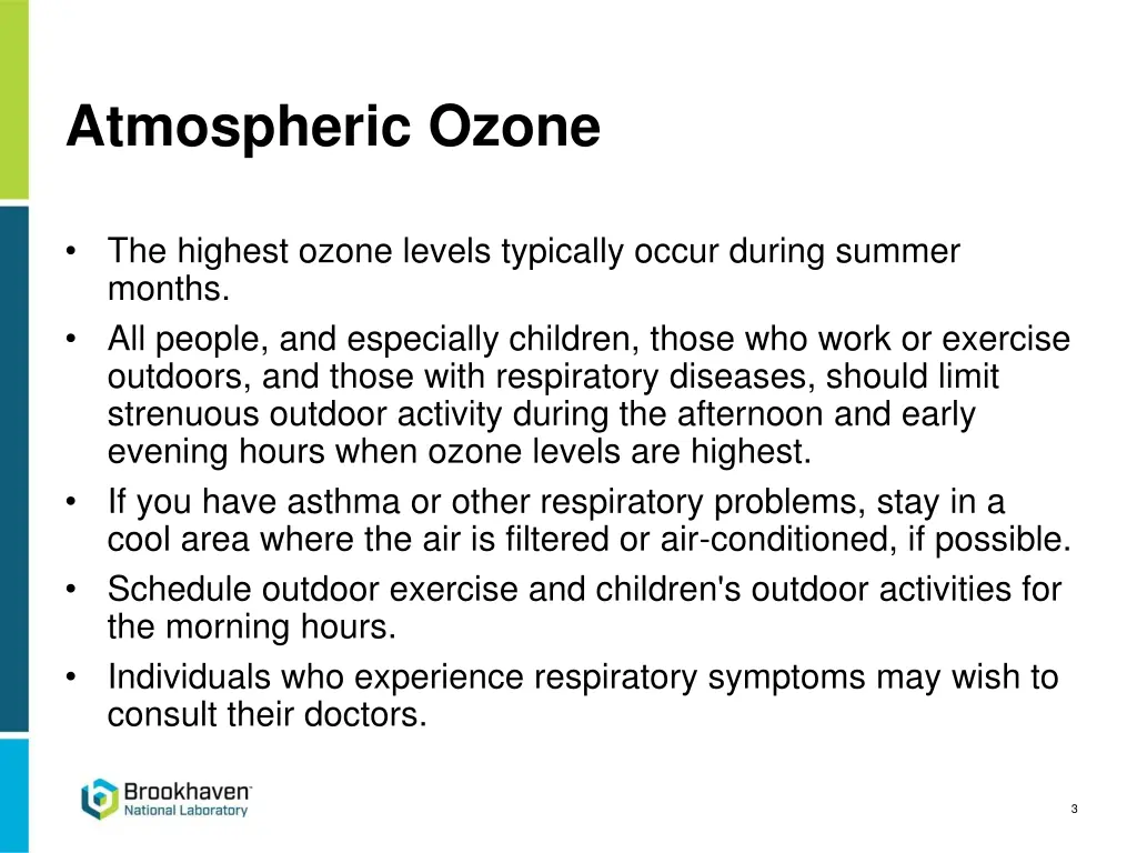 atmospheric ozone