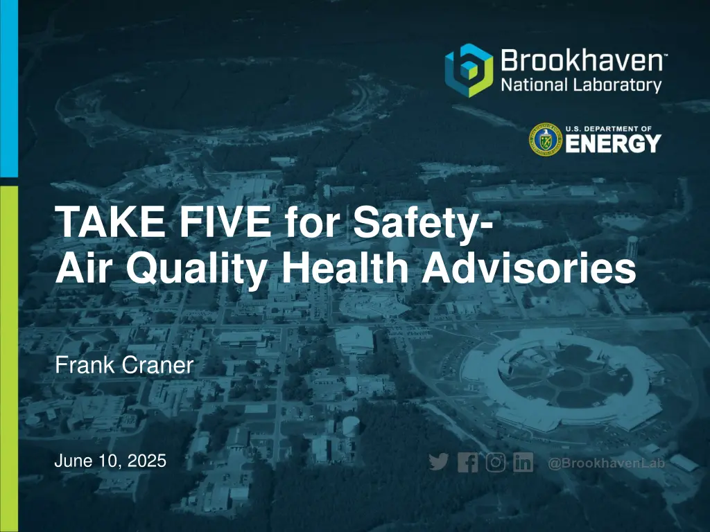 take five for safety air quality health advisories