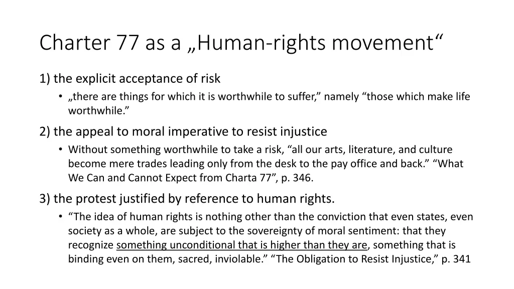 charter 77 as a human rights movement