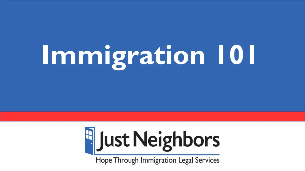 immigration 101
