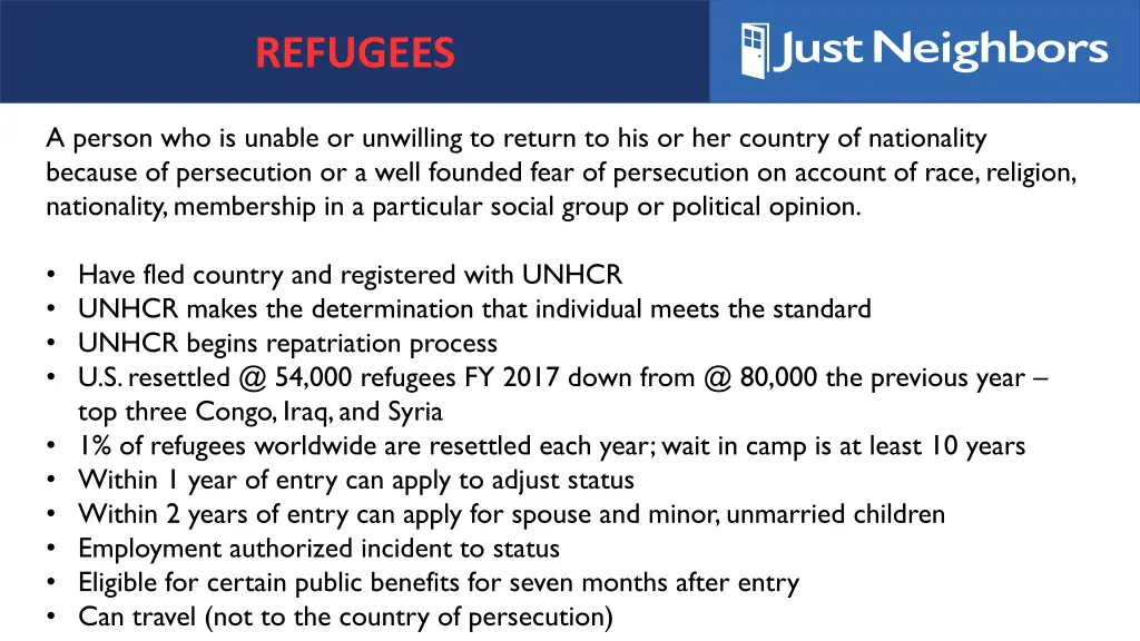 refugees