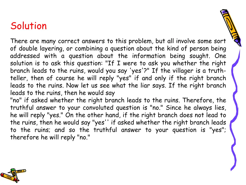 solution