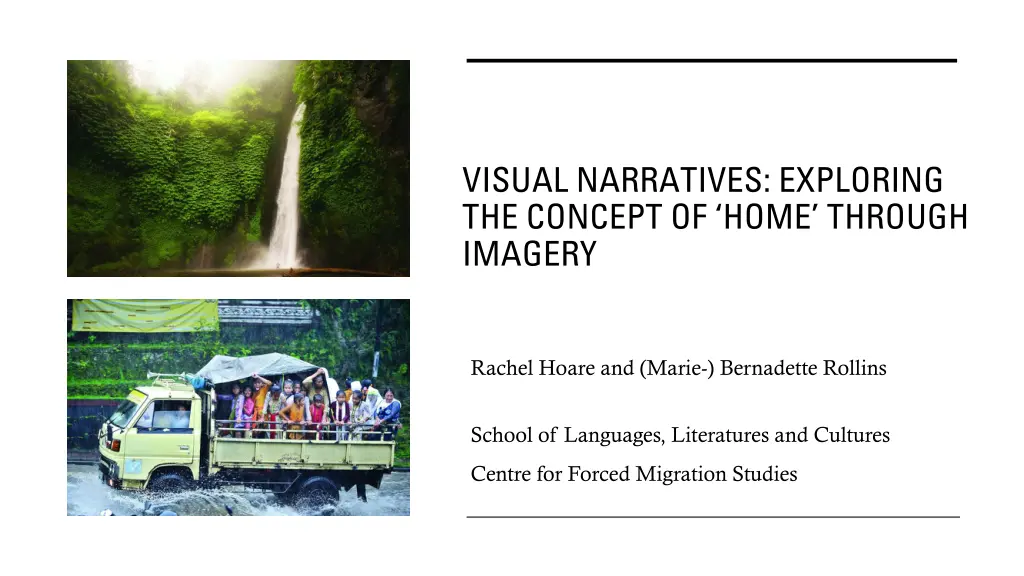 visual narratives exploring the concept of home