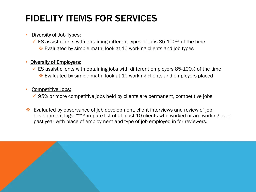 fidelity items for services 3