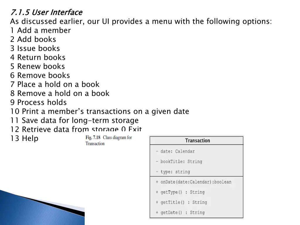 7 1 5 user interface as discussed earlier