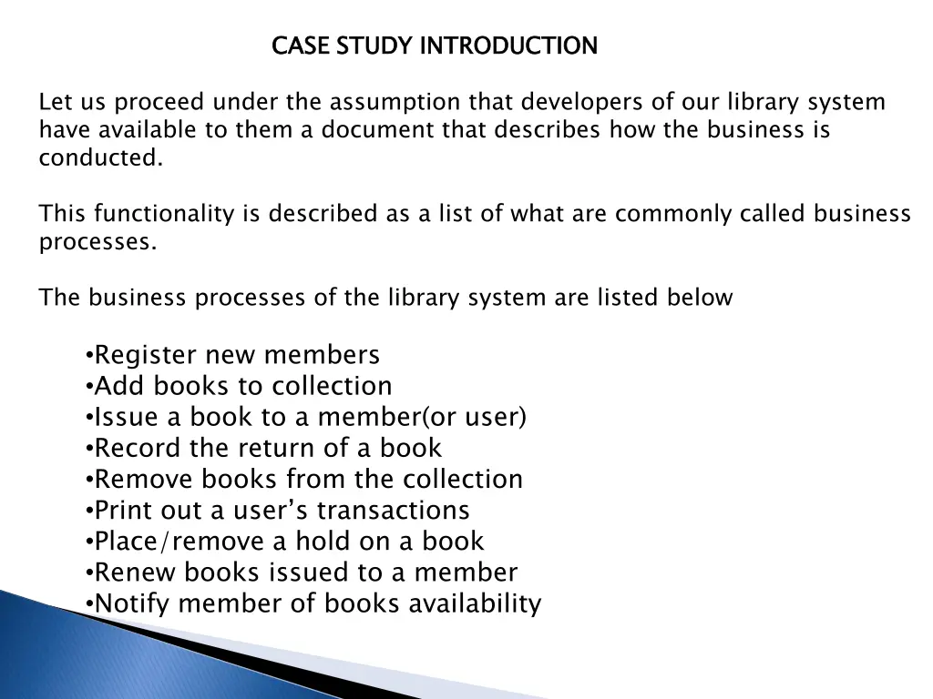 case study introduction