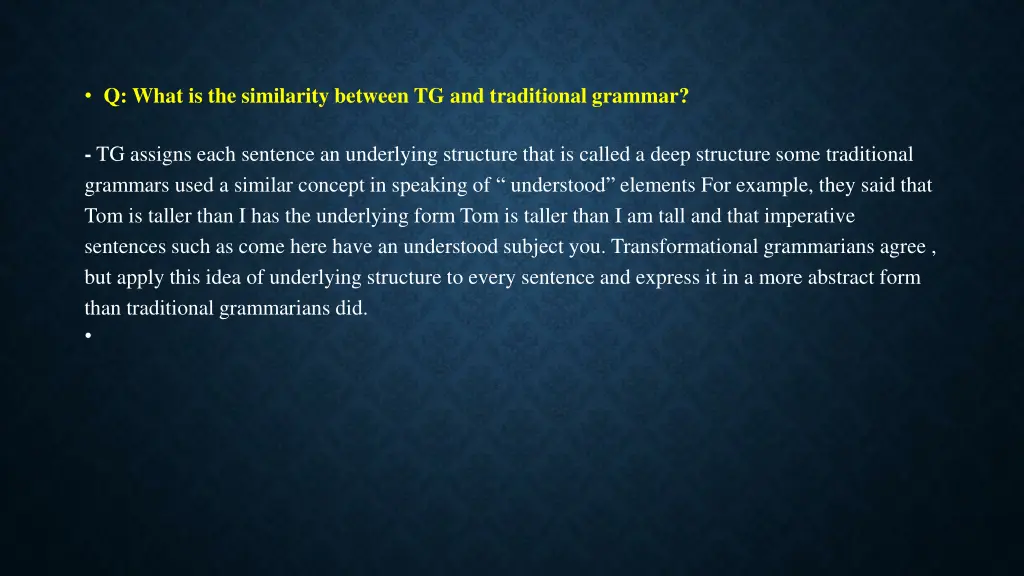 q what is the similarity between