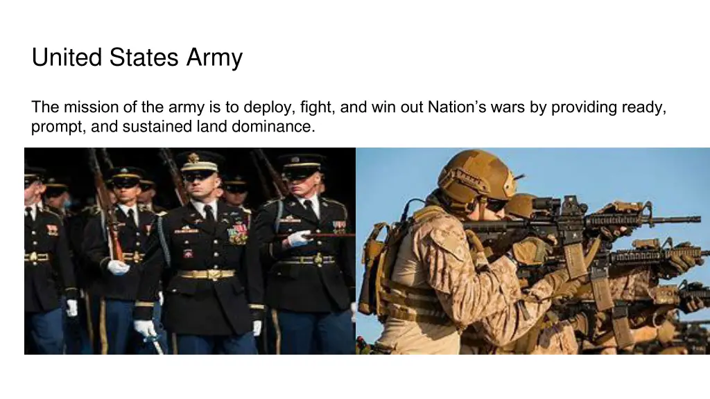 united states army