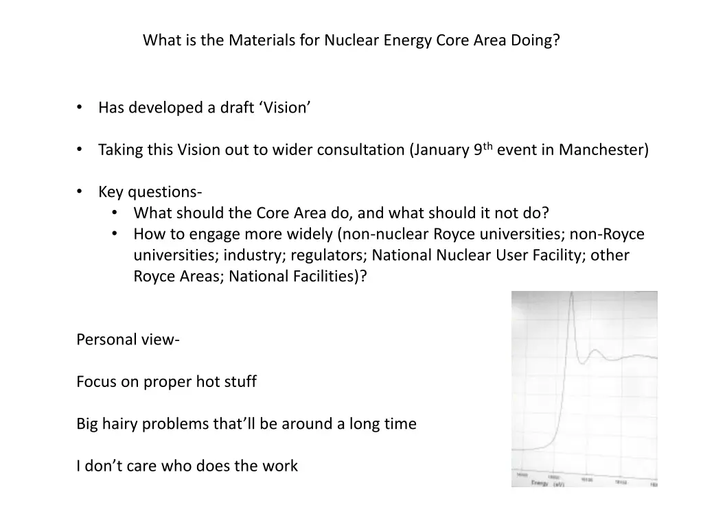 what is the materials for nuclear energy core