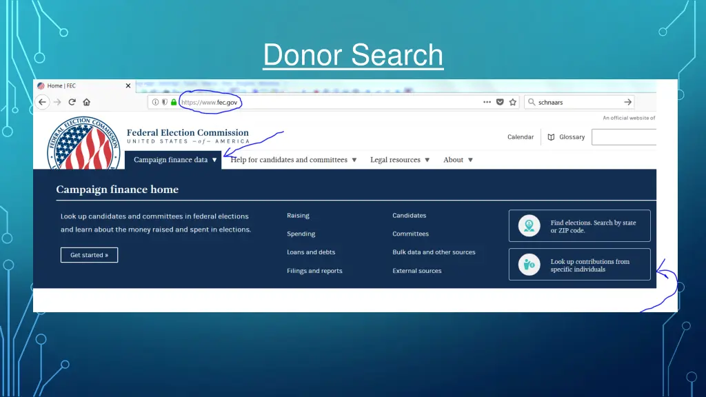 donor search