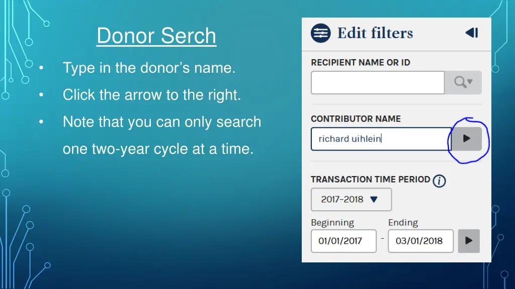 donor serch