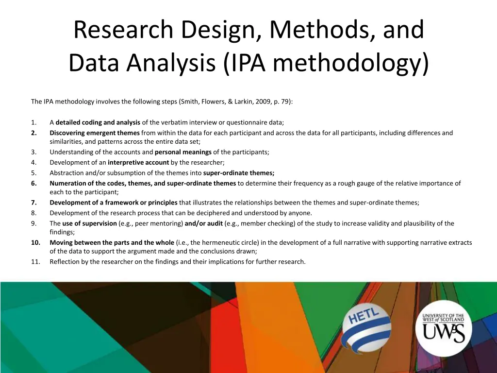 research design methods and data analysis 1