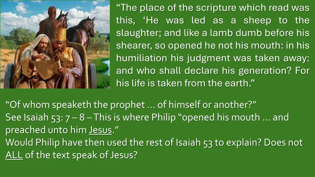 the place of the scripture which read was this