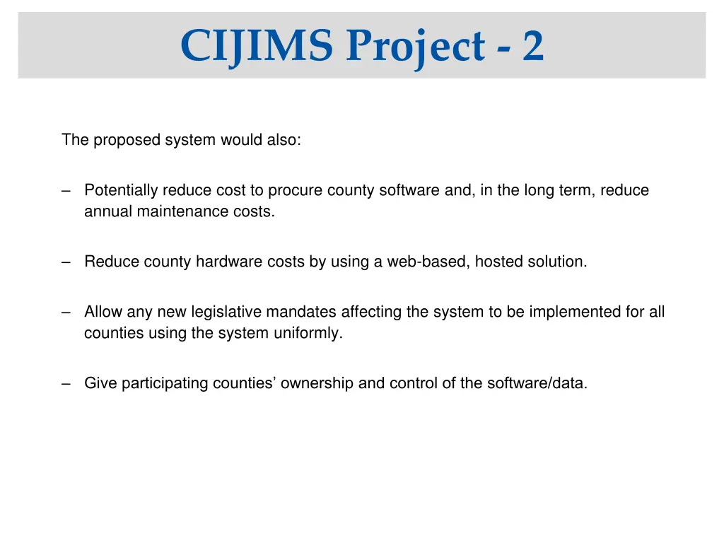 cijims project 2