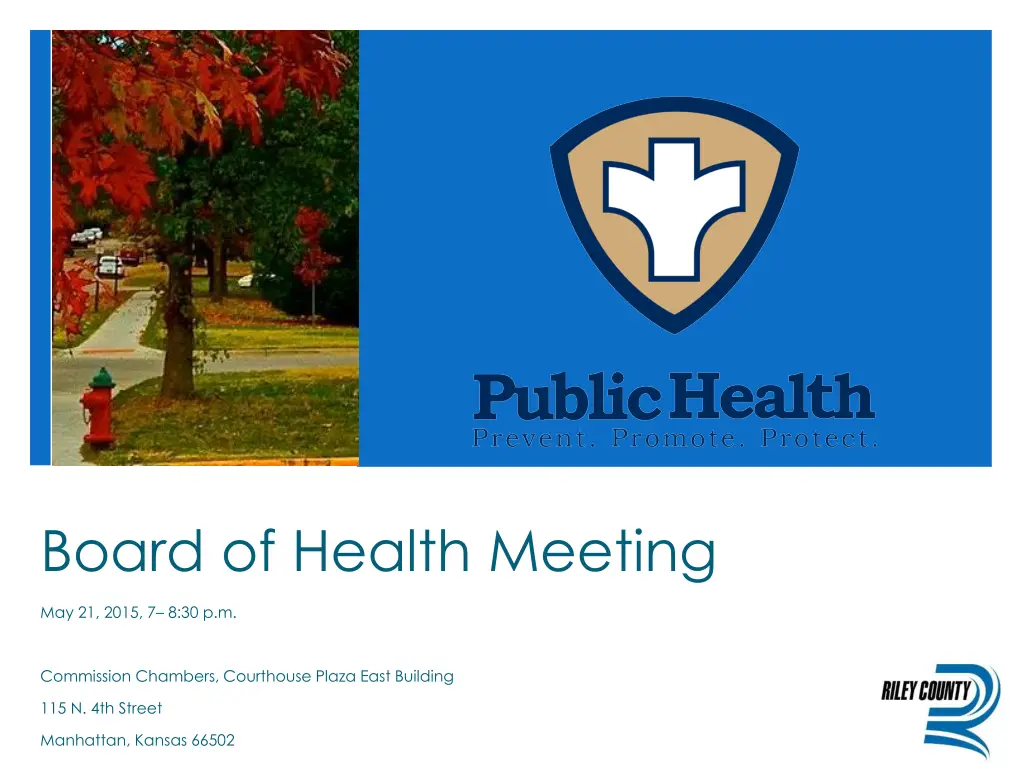 board of health meeting