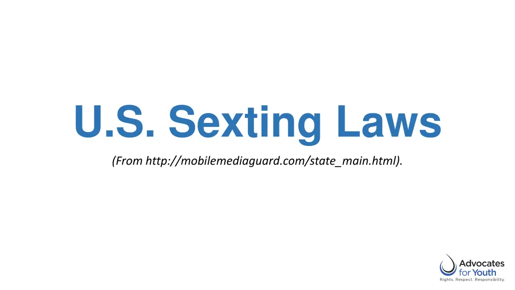 u s sexting laws