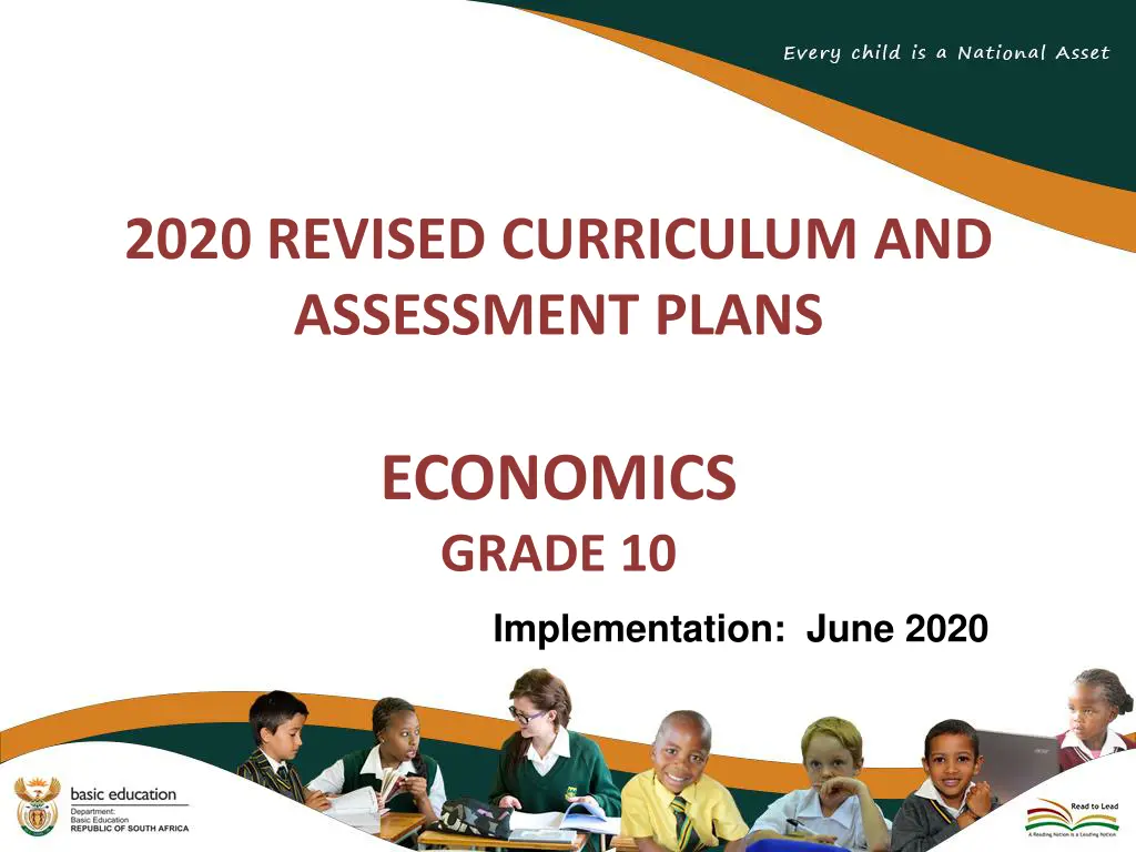 2020 revised curriculum and assessment plans