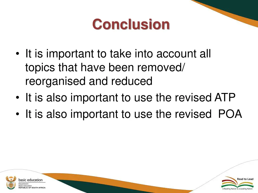 conclusion