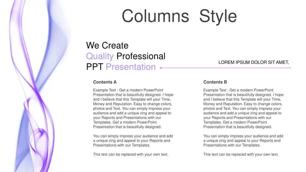 columns style 1