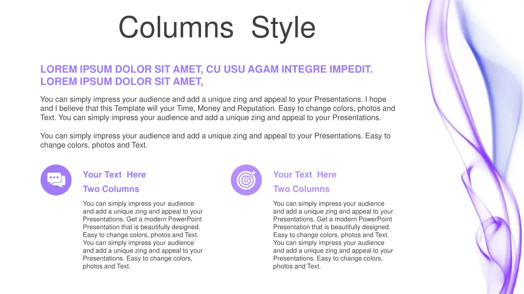 columns style