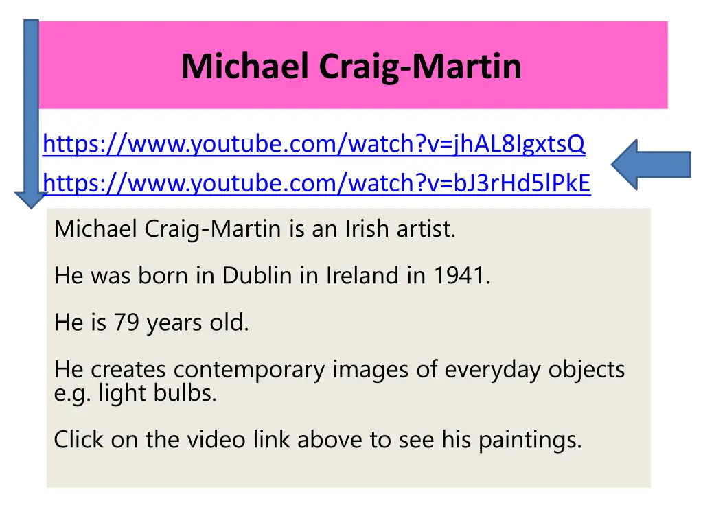 michael craig martin
