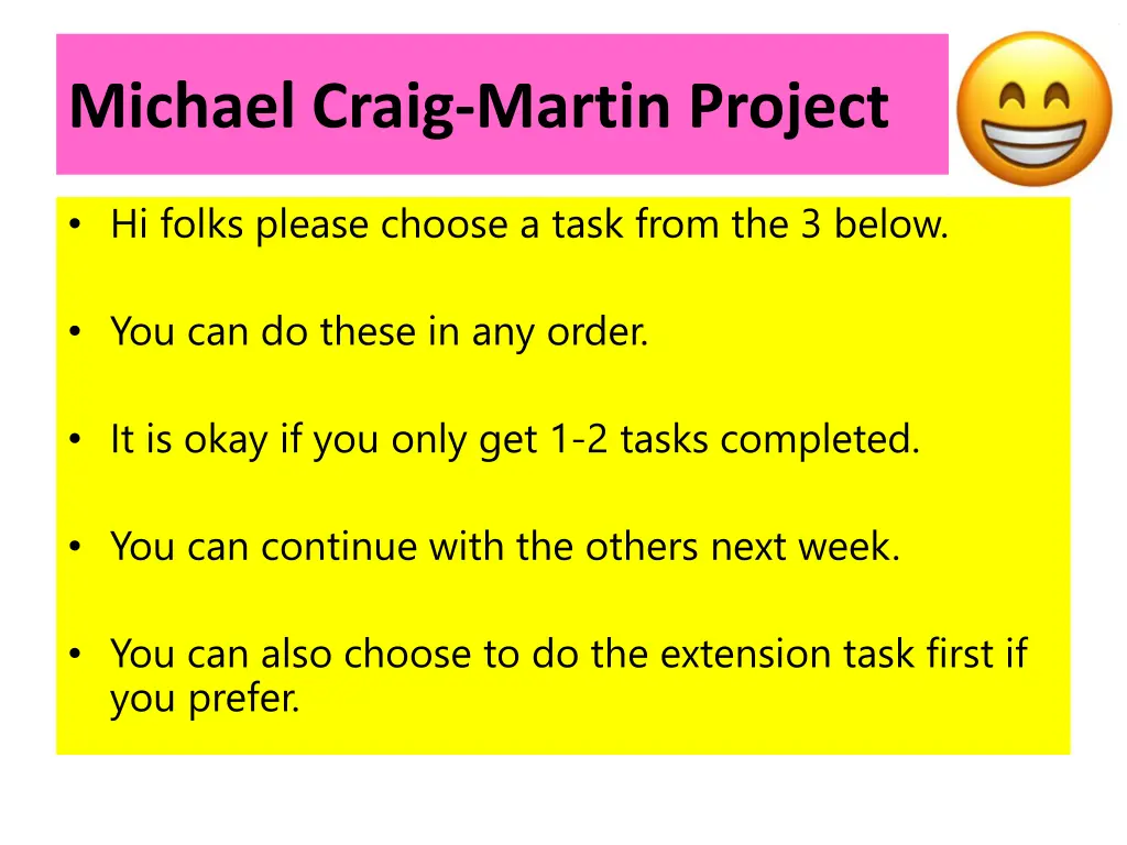 michael craig martin project