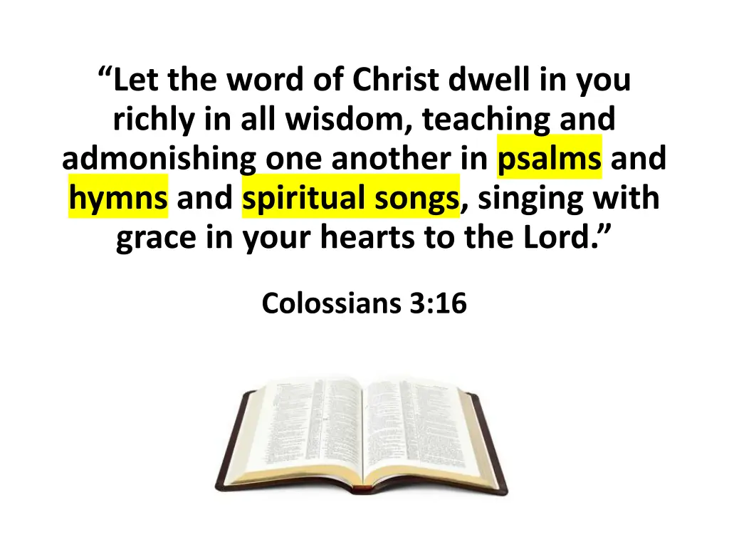 let the word of christ dwell in you richly 5